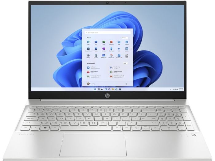 Ноутбук HP Pavilion 15-eh1134ua 15.6" FHD IPS AG, AMD R3-5300U, 8GB, F512GB, UMA, DOS, сріблястий