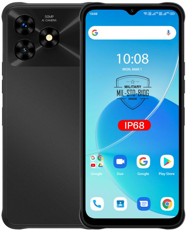 Смартфон UMIDIGI G5 Mecha (RP08) 6.6" 8/128ГБ, 2SIM, 6000мА·год, чорний