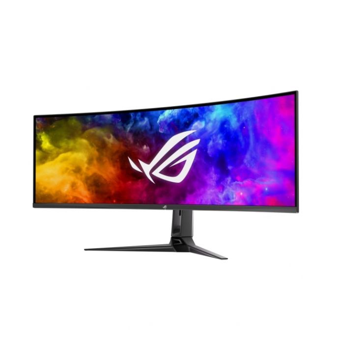 Монітор Asus 49" ROG Swift PG49WCD HDMI, DP, USB-C, 4xUSB, MM, OLED, 5120x1440, 32:9, 144Hz, 0.03ms, DCI-P3 99%, CURVED, AdaptiveSync, HAS, HDR400