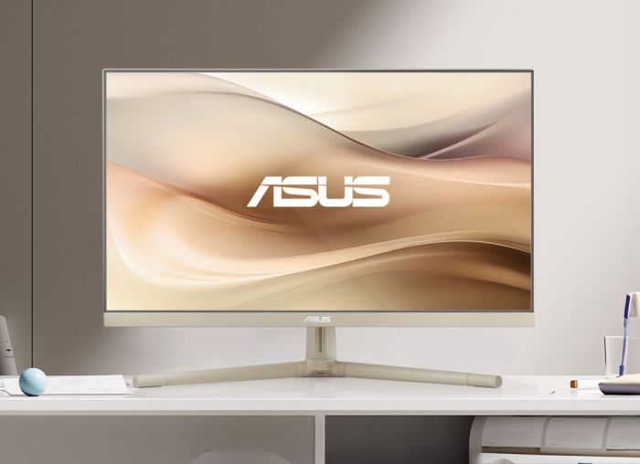 Монітор Asus 23.8" VU249CFE-M HDMI, USB-C, Audio, IPS, 100Hz, 1ms, AdaptiveSync, бежевий