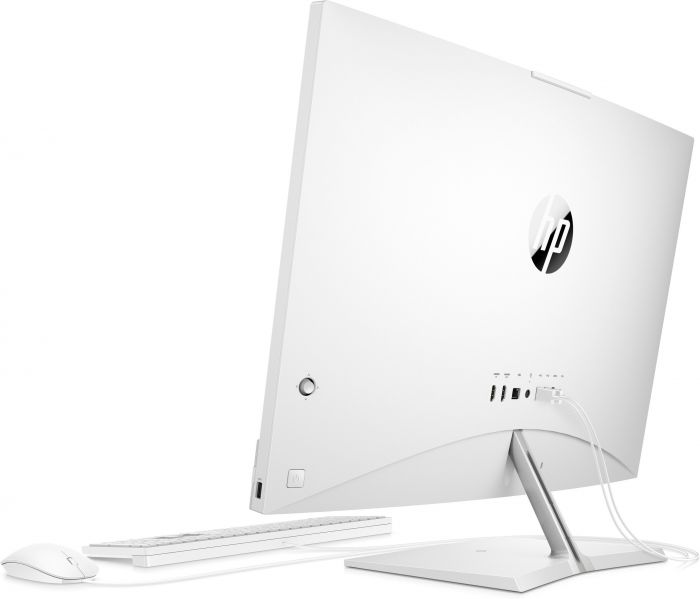 Комп'ютер персональний моноблок HP Pavilion 27" FHD IPS AG, AMD R5-5500U, 16GB, F512GB, UMA, WiFi, кл+м, DOS, білий