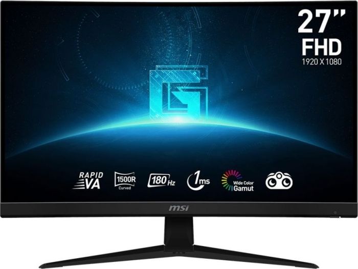 Монітор MSI 27" G27C4-E3 2xHDMI, DP, Audio, VA, 180Hz, 1ms, sRGB 119%, CURVED, AdaptiveSync