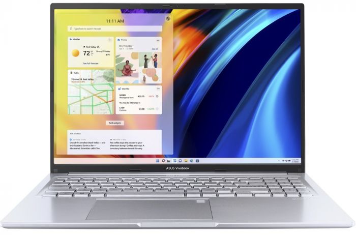 Ноутбук ASUS Vivobook 16 X1605ZA-MB316 16" WUXGA IPS, Intel i3-1215U, 16GB, F512GB, UMA, NoOS, Сріблястий