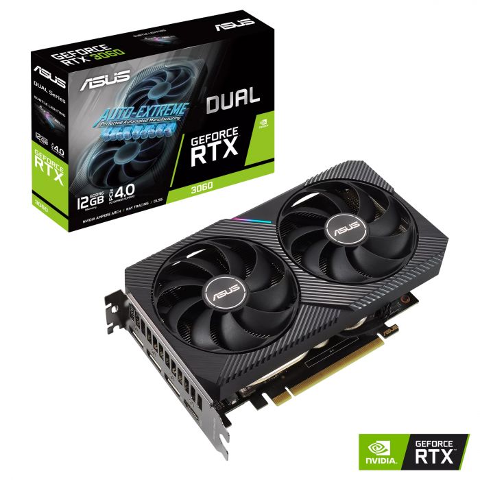 Відеокарта ASUS GeForce RTX 3060 12GB GDDR6 DUAL V2 DUAL-RTX3060-12G-V2