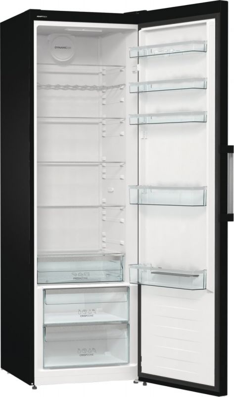 Холодильна камера Gorenje, 185x60х66, 398л, А++, дисплей, зона св-ті, чорний