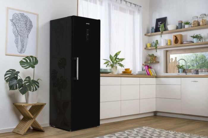 Холодильна камера Gorenje, 185x60х66, 398л, А++, дисплей, зона св-ті, чорний