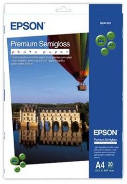 Папір Epson A4 Premium Semigloss Photo Paper, 20арк.