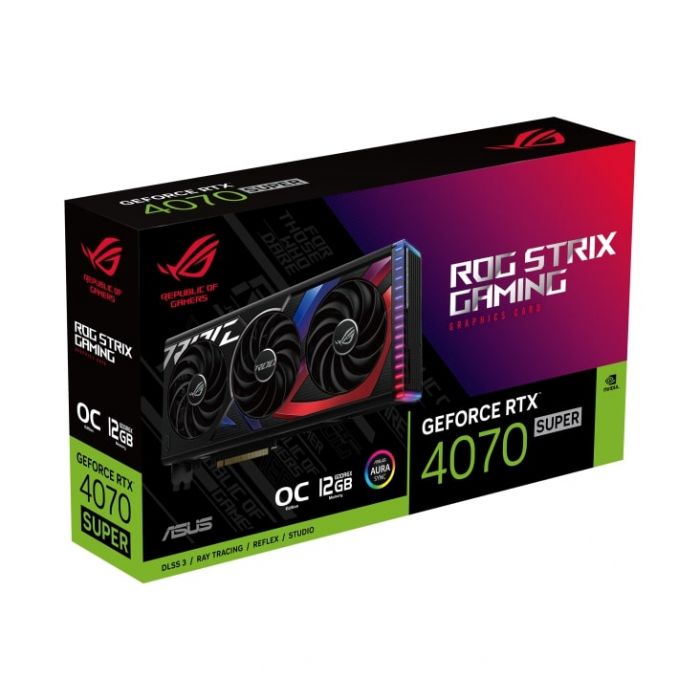 Відеокарта ASUS GeForce RTX 4070 SUPER 12GB GDDR6X STRIX OC ROG-STRIX-RTX4070S-O12G-GAMING