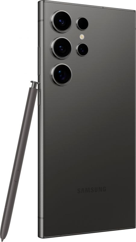 Смартфон Samsung Galaxy S24 Ultra 5G (S928) 6.8' 12/512ГБ, 2SIM, 5000мА•год, чорний титановий
