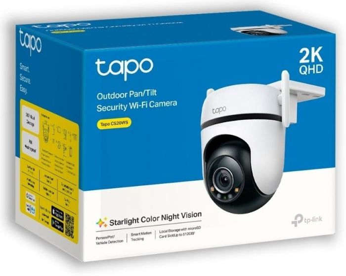 IP-Камера TP-LINK Tapo C520WS 4MP N300  1xFE LAN зовнішня поворотна