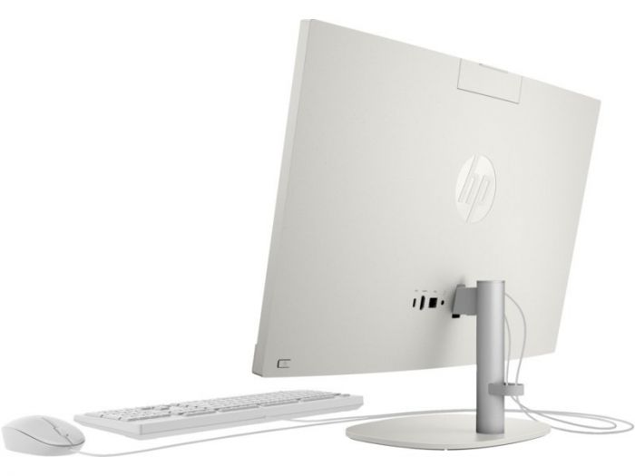 Комп'ютер персональний моноблок HP 240-G10 23.8" FHD IPS AG, Intel i3-N300, 8GB, F256GB, UMA, WiFi, кл+м, 3р, DOS, білий