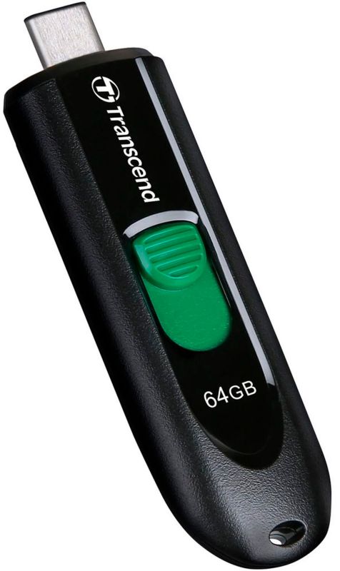 Накопичувач Transcend  64GB USB 3.2 Type-C JetFlash 790C Чорний