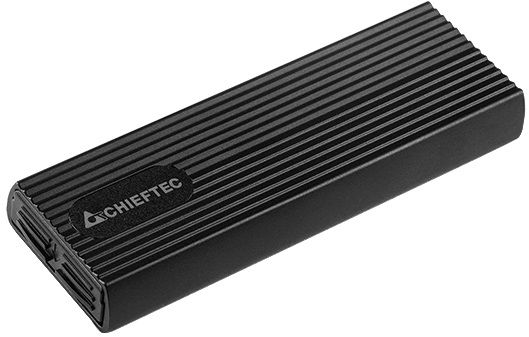 Портативний корпус до SSD CHIEFTEC CEB-M2C-TL PCIe NVMe/SATA M.2 2230/2242/2260/2280 USB3.2 Gen2 Type-C Tool-Less Aluminum