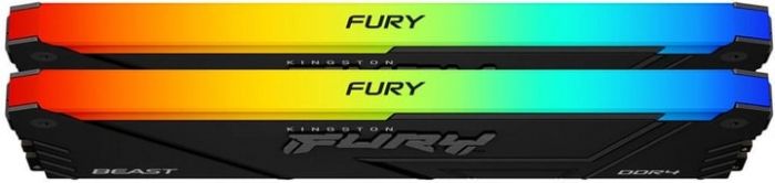 Пам'ять ПК Kingston DDR4 32GB KIT (16GBx2) 2666 FURY Beast RGB