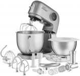 Кухонна машина Sencor Paul 2 1500Вт, чаша-метал, корпус-метал, насадок-20, метал