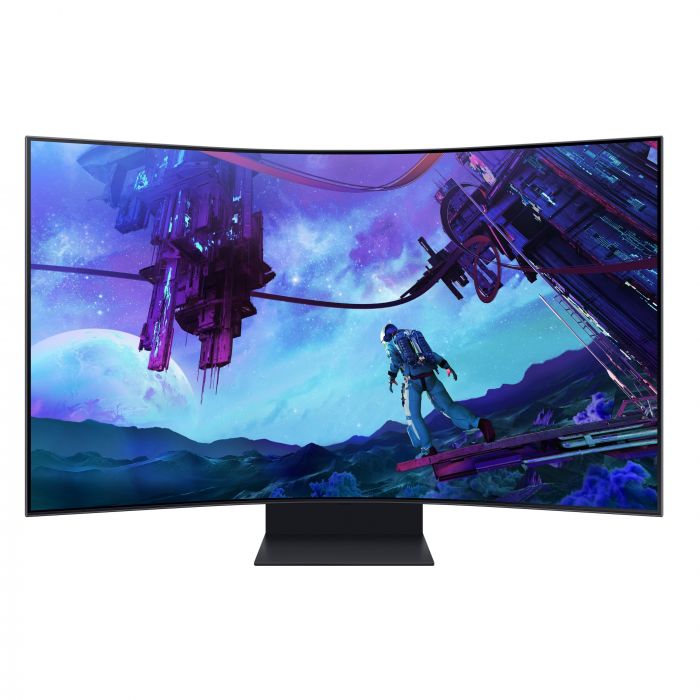 Монітор Samsung 57" Odyssey ARK 2nd Gen. G97NC HDMI, DP, USB, BT, VA, 3840x2160, 165Hz, 1ms