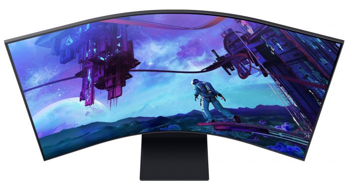 Монітор Samsung 57" Odyssey ARK 2nd Gen. G97NC HDMI, DP, USB, BT, VA, 3840x2160, 165Hz, 1ms