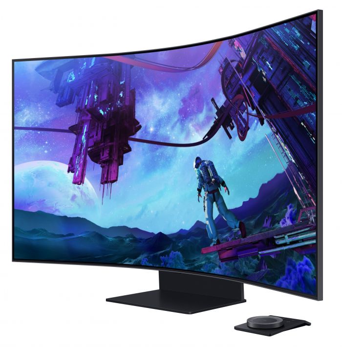 Монітор Samsung 57" Odyssey ARK 2nd Gen. G97NC HDMI, DP, USB, BT, VA, 3840x2160, 165Hz, 1ms