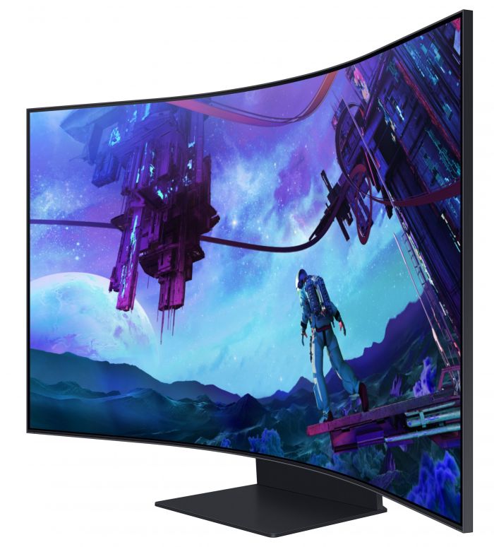 Монітор Samsung 57" Odyssey ARK 2nd Gen. G97NC HDMI, DP, USB, BT, VA, 3840x2160, 165Hz, 1ms