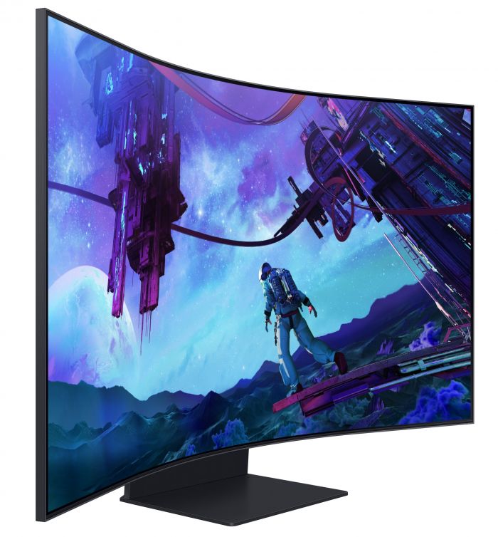 Монітор Samsung 57" Odyssey ARK 2nd Gen. G97NC HDMI, DP, USB, BT, VA, 3840x2160, 165Hz, 1ms