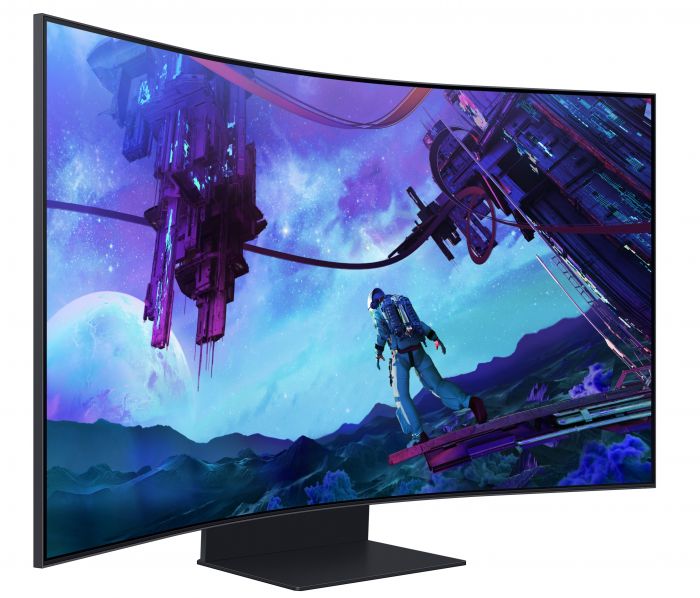 Монітор Samsung 57" Odyssey ARK 2nd Gen. G97NC HDMI, DP, USB, BT, VA, 3840x2160, 165Hz, 1ms