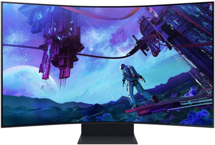 Монітор Samsung 57" Odyssey ARK 2nd Gen. G97NC HDMI, DP, USB, BT, VA, 3840x2160, 165Hz, 1ms