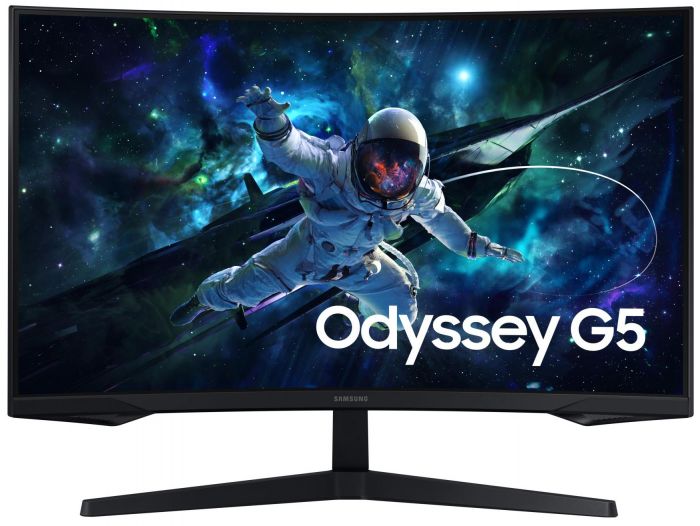 Монітор Samsung 31.5" Odyssey G55C 2xHDMI, DP, VA, 2560x1440, 165Hz, 1ms