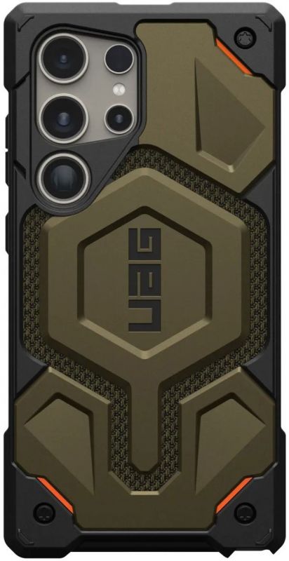 Чохол UAG для Samsung Galaxy S24 Ultra, Monarch Pro, Kevlar Element Green