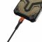 Кабель USB-C > USB-C заряджання/синхронізації UAG, 1.5м, 60Вт, Type-C, Rugged Kevlar, Black/Orange