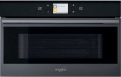 Мікрохвильова піч Whirlpool вбудована, 31л, електронне упр., 1000Вт, гриль, дисплей, конвекція, чорний