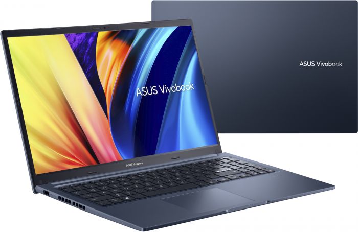 Ноутбук ASUS Vivobook 15 X1502ZA-BQ644 15.6" FHD IPS, Intel i3-1215U, 12GB, F512GB, UMA, NoOS, Блакитний