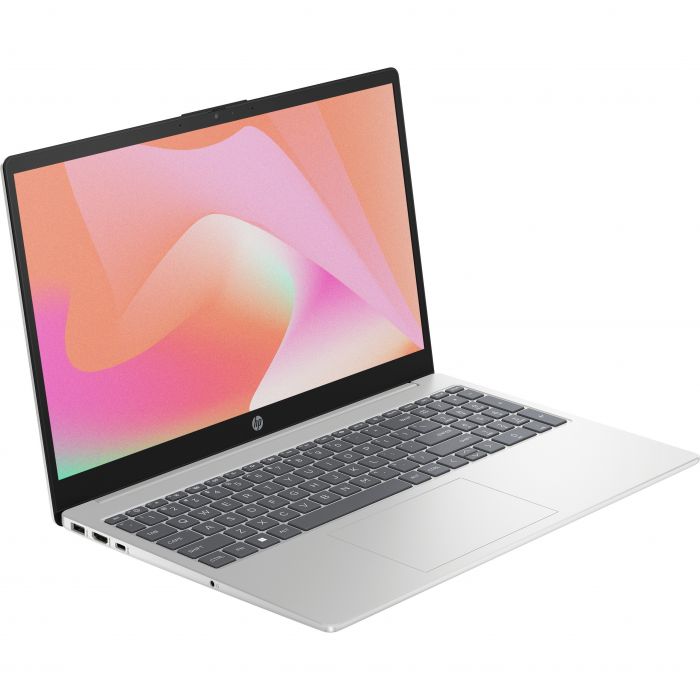 Ноутбук HP 15-fd0067ua 15.6" FHD IPS AG, Intel i5-1335U, 16GB, F512GB, UMA, DOS, сріблястий