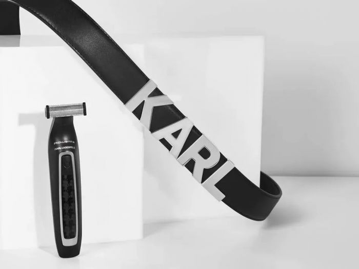 Тример Rowenta & Karl Lagerfeld Forever Sharp, для бороди, вусів, акум., роторний мотор, насадок-4, титан.напил., чорний