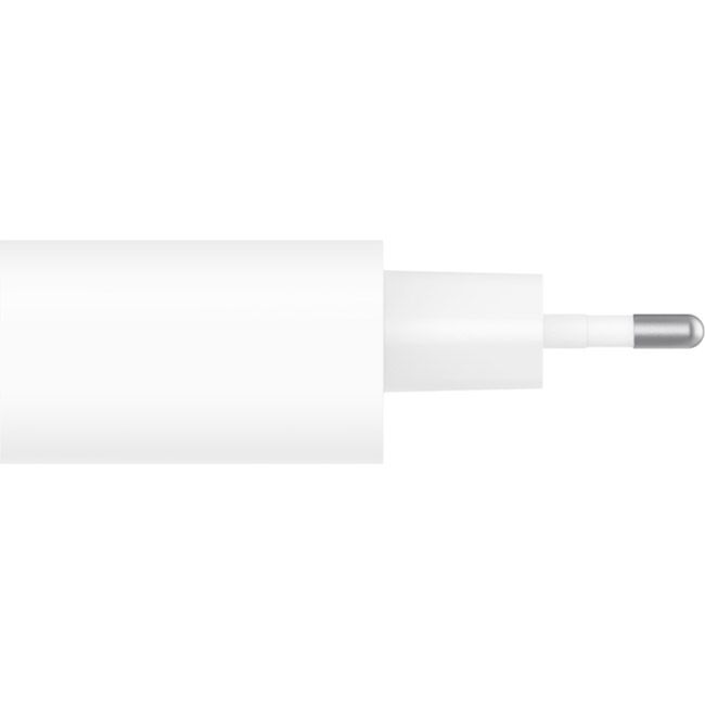 Зарядний пристрій мережевий Belkin 25Вт USB-С PD PPS, кабель USB-С > USB-C, 1м, PVC, білий