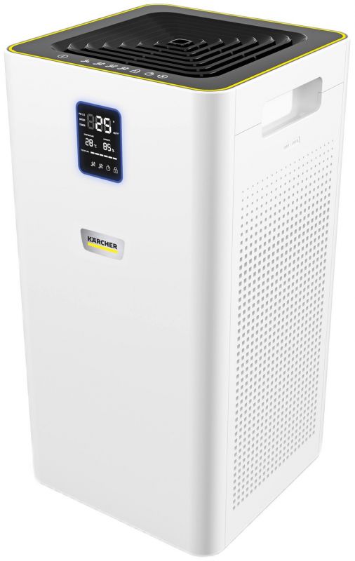 Очисник повітря Karcher AF 50, 50м2, 520м3/год, дисплей, 2 HEPA фільтри, 4 режими,  інд. забр-ння, білий