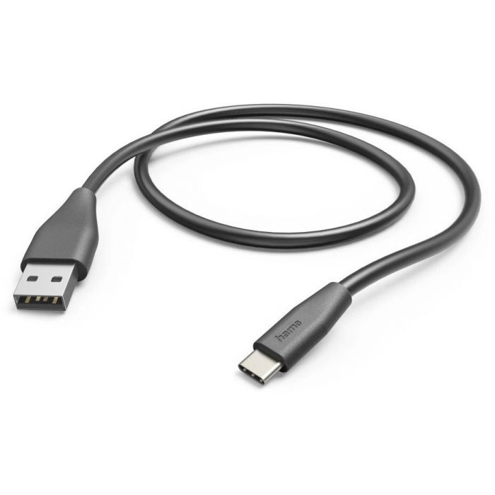 Кабель заряджання/синхронізації Hama USB-A > USB-C, 1,5м ,чорний