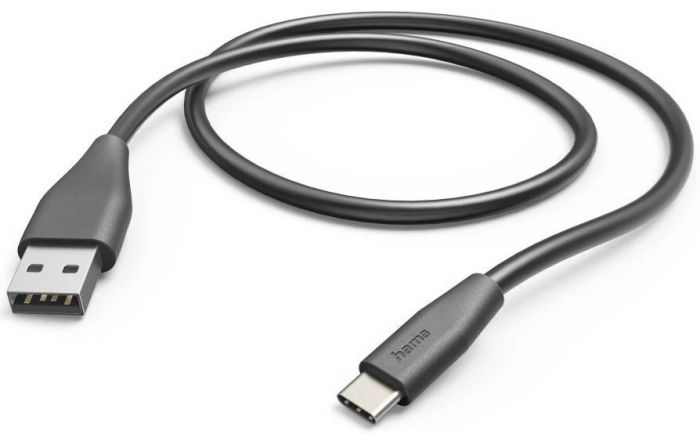 Кабель заряджання/синхронізації Hama USB-A > USB-C, 1,5м ,чорний