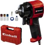 Гайкокрут пневматичний Einhell TC-PW 610 Compact, 610Нм, 6.3бар, 142л/хв, М14, 3 головки, кейс, 1.14кг