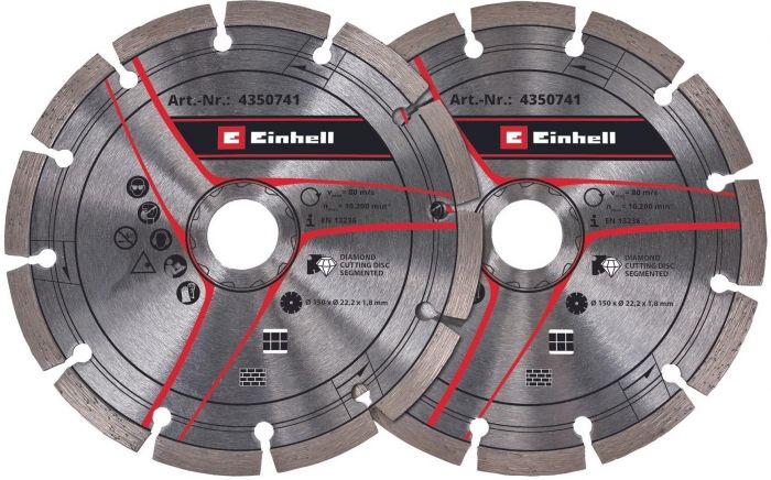 Диски для бороздоділа Einhell 150х22.2мм, 2шт