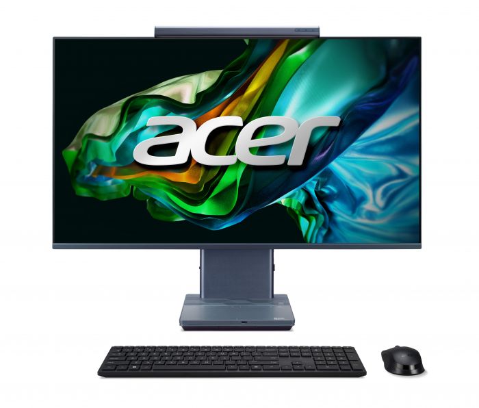 Комп'ютер персональний моноблок Acer Aspire S32-1856 31.5" QHD, Intel i7-1360P, 32GB, F1024GB, UMA, WiFi, кл+м, Lin, сірий