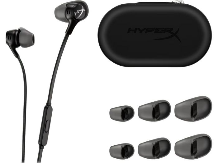 Гарнітура HyperX Cloud Earbuds II 3.5 мм Black