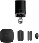 Комплект охоронної сигналізації Ajax StarterKit 2 + Розумний кульовий кран Ajax WaterStop 1", чорний