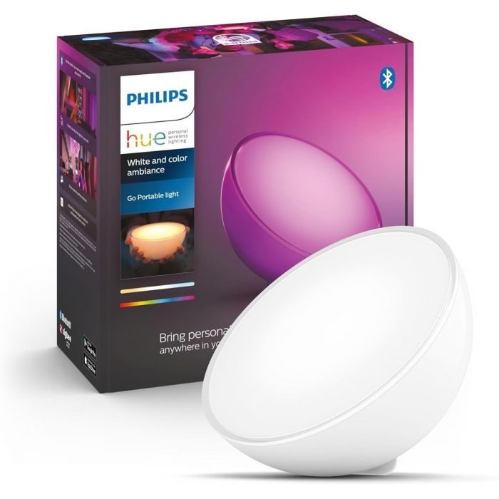 Світильник портативний розумний Philips Hue Go, 2000K-6500K, RGB, ZigBee, Bluetooth, димування
