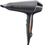 Фен Remington ProLuxe Midnight Edition, 2400Вт, 3 режими, дифузор, іоніз-я, хол. обдув, чорний