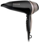 Фен Remington Thermacare Pro, 2100Вт, 3 режими, дифузор,турмалінова  іоніз-я, хол. обдув, чорно-коричневий