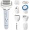Епілятор Panasonic пінцетний, акумуляторний , пінцет.-60, волог.+сух., насадок-7, футляр , голубий-білий