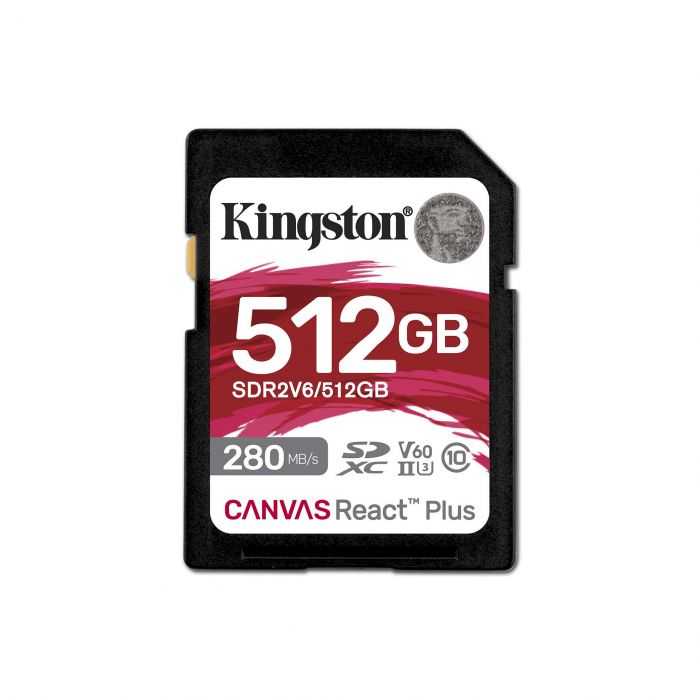 Карта пам'яті Kingston SD  512GB C10 UHS-II U3 R280/W150MB/s