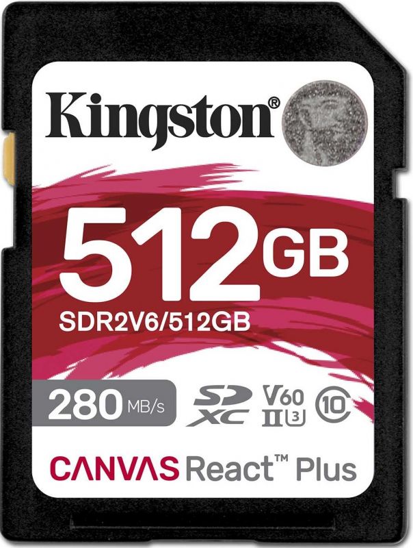 Карта пам'яті Kingston SD  512GB C10 UHS-II U3 R280/W150MB/s