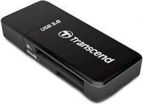 Кардрідер Transcend USB 3.1 Type-A > microSD/SD Чорний