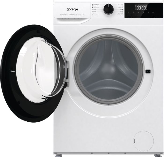 Пральна машина Gorenje фронтальна, 7кг, 1400, A+++, 47см, дисплей, пара, інвертор, білий